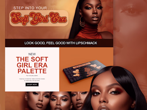 LipSchmack Cosmetics Website Development