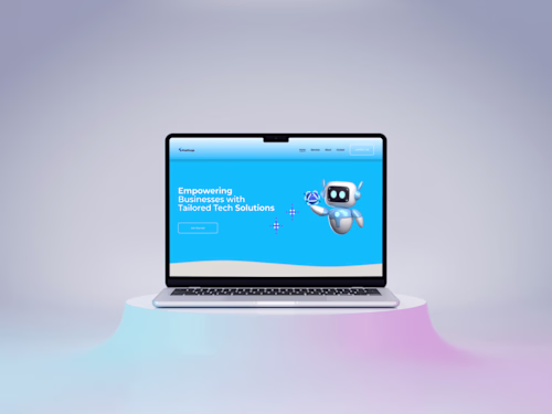 Custom Squarespace Website for a Tech Solutions Company