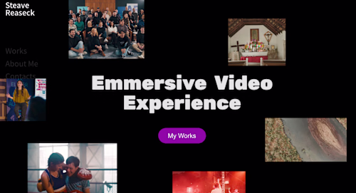Portfolio Website for a Videographer