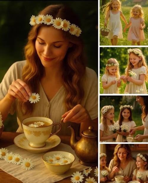 Chamomile Visual Storytelling for a Natural Tea Brand