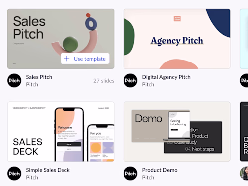 Presentation Design for Sales Pitch