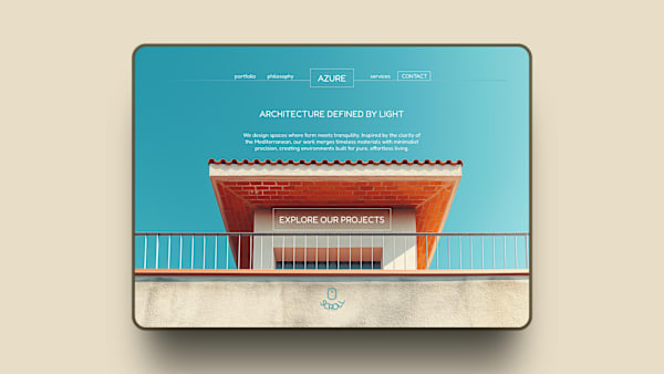 11/30: AZURE Architectural Hero. Designing for tranquility. ...