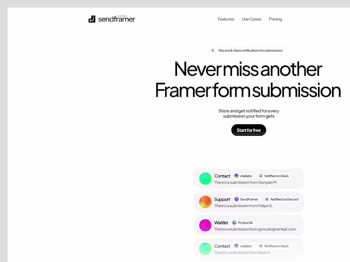 Really close to releasing sendframer

A