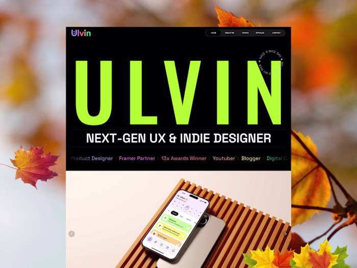 Developing a Portfolio Website in Framer