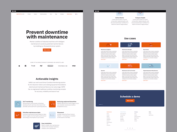Semiotic Labs — Redesigning & developing website