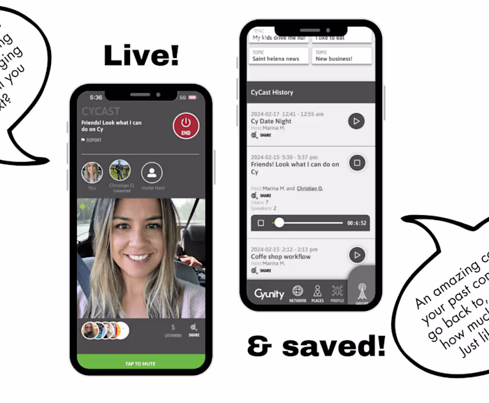`Cyunity`: Live audio broadcasting 📱🖥️🌐 