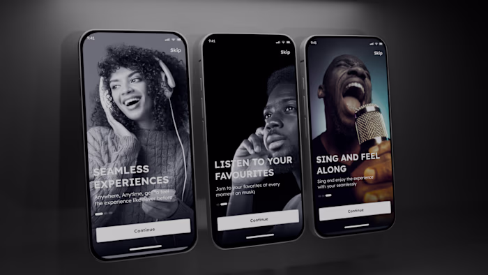 MUSIQ MOBILE AND WEB APP UIUX DESIGN