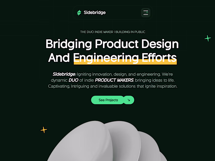 Sidebridge (Agency) - Framer website