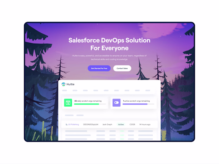 Salesforce UX/UI Redesign for Hutte