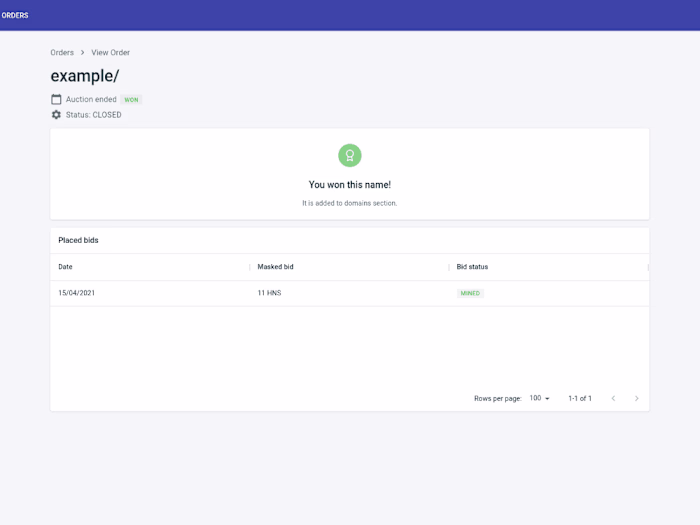 Handshake Bidding App