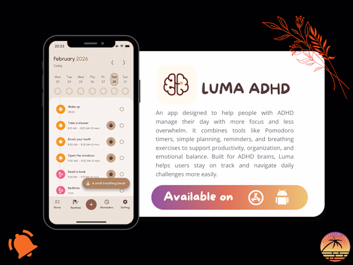 Luma ADHD – Planning & Focus App