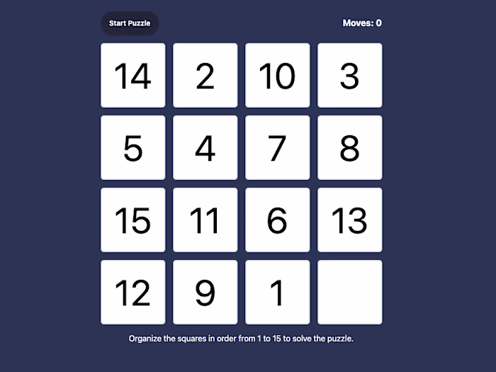Blockchain Puzzle Game
