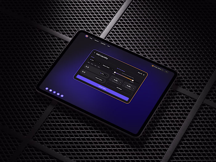 Landing page design & dApp for Metavault.Trade