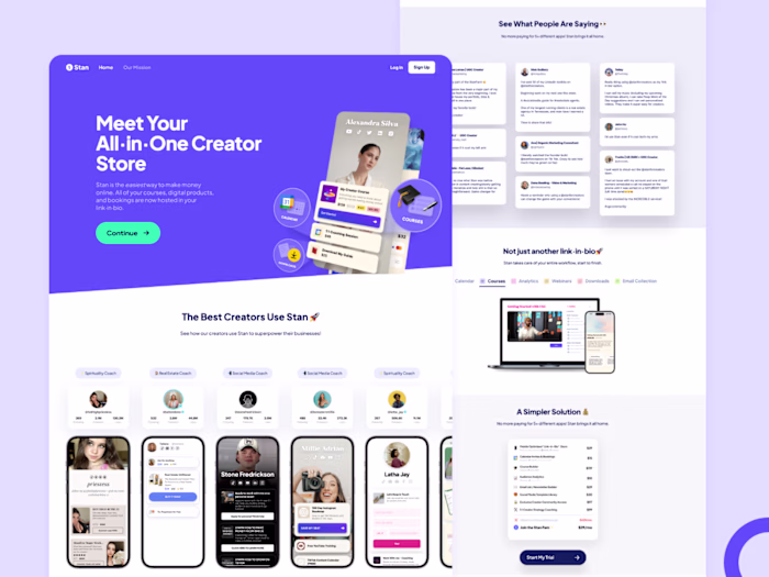 Stan Store | B2B Dashboard Design