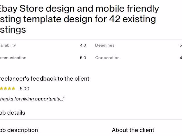Ebay Store design and mobile friendly listing template design
