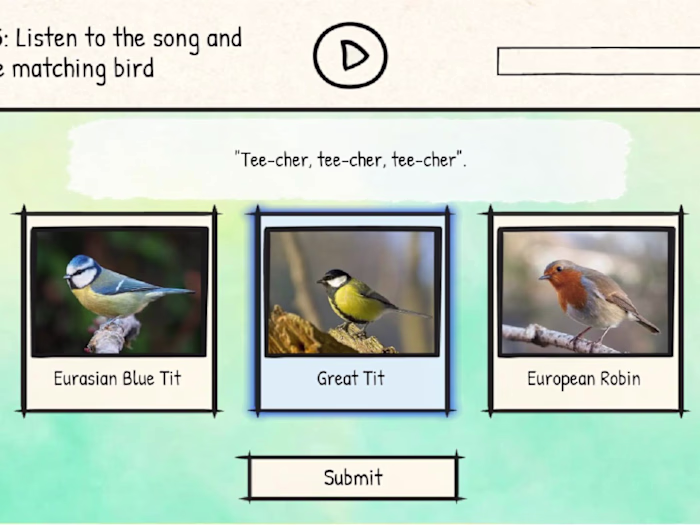 BirdLingo - a birdsong learning game