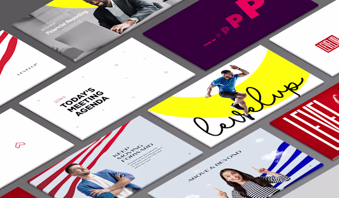 Presentation Design for a Company Event for Employee Motivation