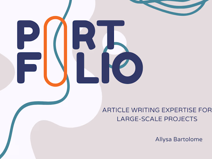 Article Writing Expertise for Large-Scale Projects