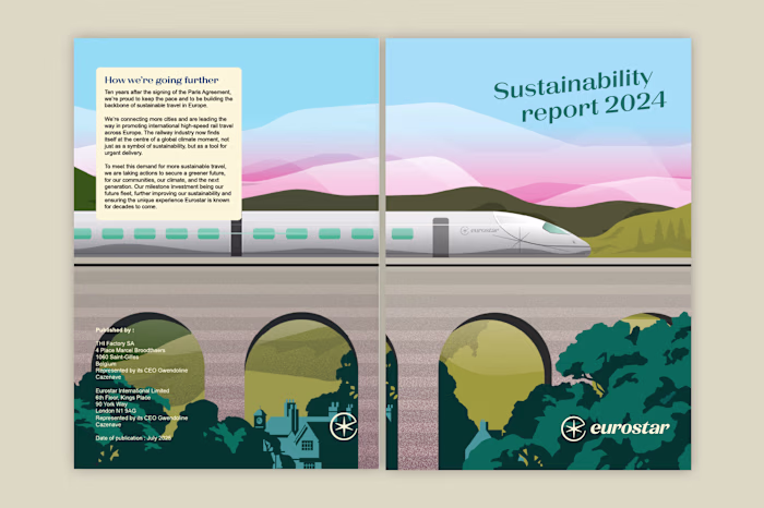 Eurostar Sustainability Report 2024 | Editorial Design