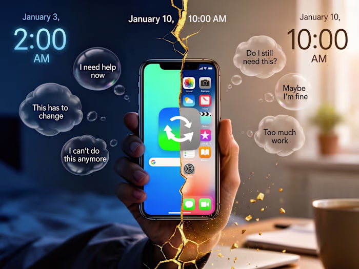 Week 1 Content Closed the Trust Gap for a Mental Health App