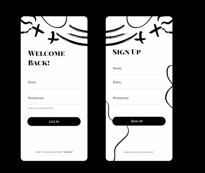 Sign Up Page Concept