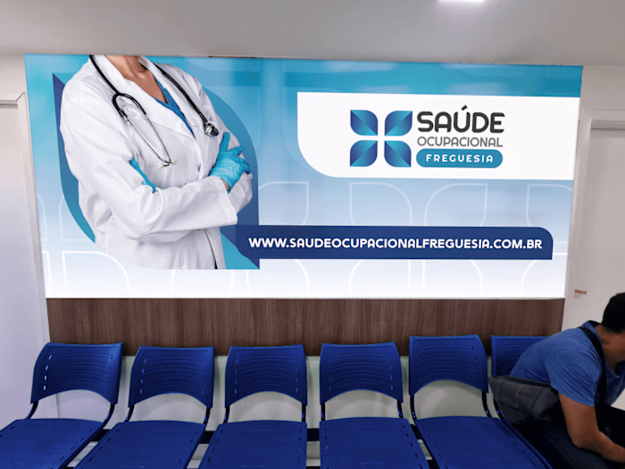 Graphic material Design - Saúde Ocupacional Freguesia