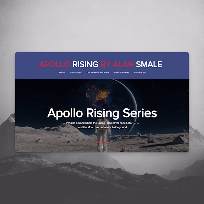 Apollo Series Promotional Website Design