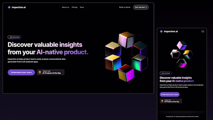 Framer Website for impaction.ai