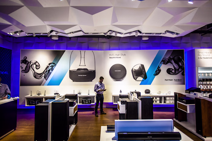 harman/kardon product photography