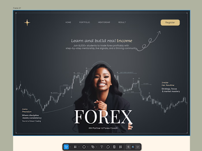 New Landing Page design for
