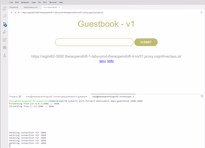Simple Application in Kubernetes