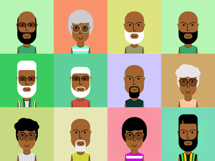 Avatar Library for UI Design