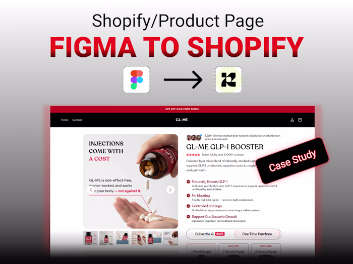 Replo PDP Development for Gl-ME Subscription Product