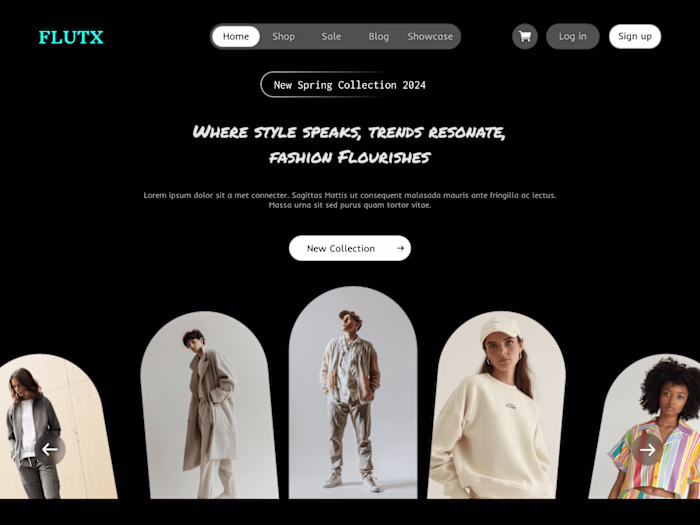 E-commerce Website Design with Ux