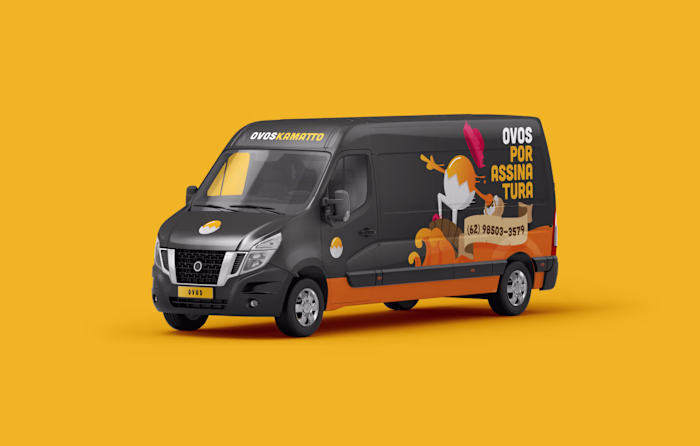 Branding, Illustration & Packaging for Ovos Kamatto
