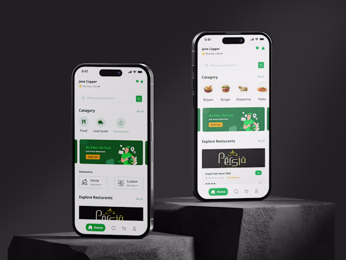 Mobile App UI Design