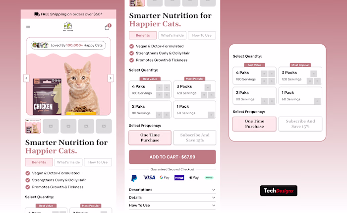 Buybox Hero section designed for
