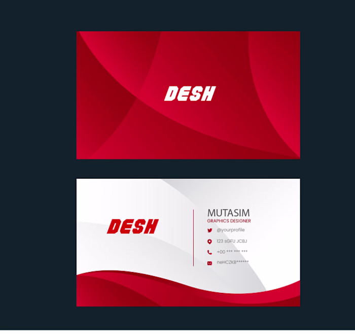 I will bussiness card for your bussiness 1