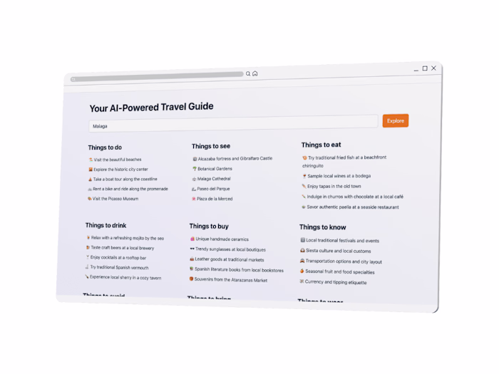 AI Travel Guide