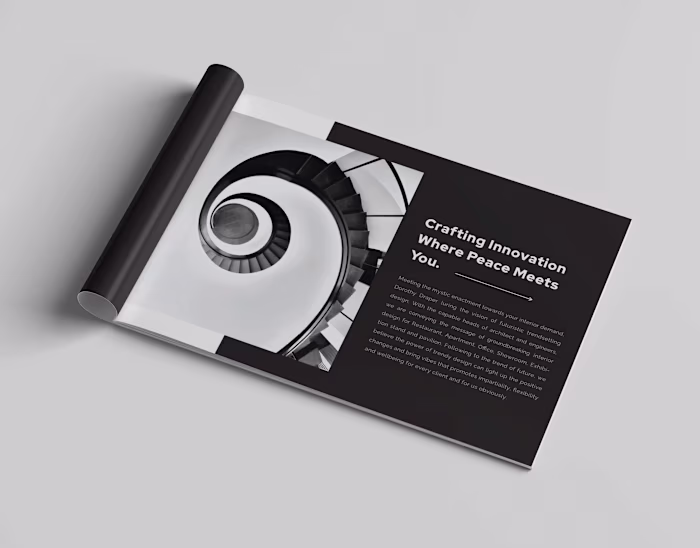 Interior company profile design 