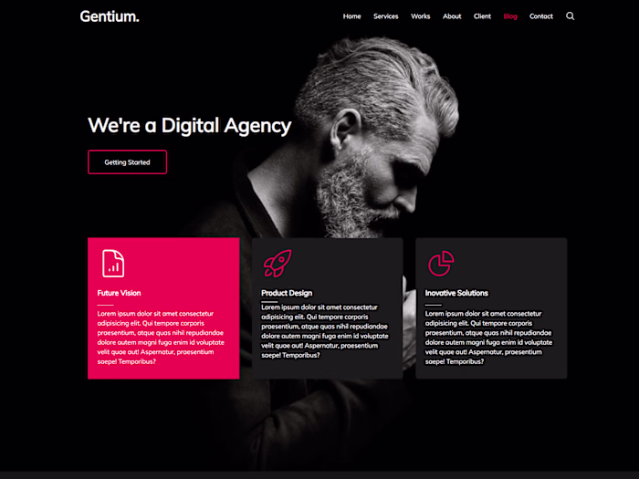 Gentium Landing Page