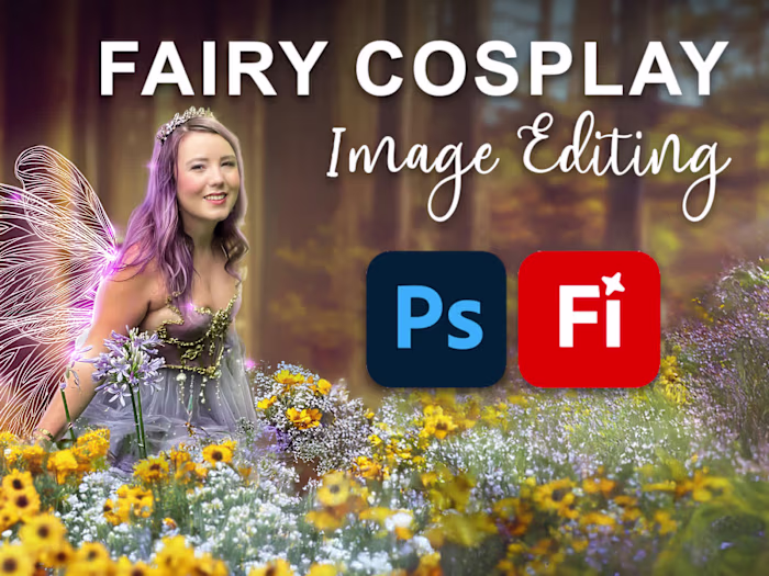Mystical Fairy Photo Edits for Cosplayers