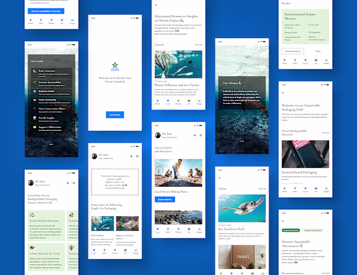 Marine Conservation and  Environmental Sustainability App 