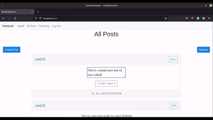 Basic Social Media App 