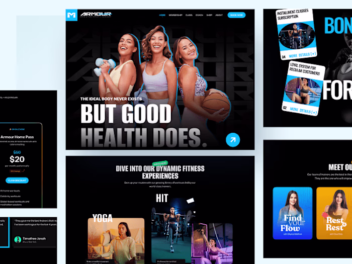 Fitness Landing Page