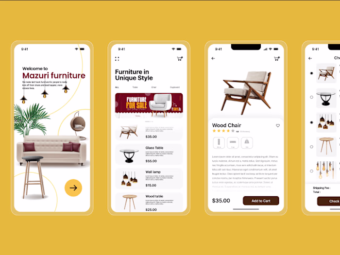 Design a furniture app