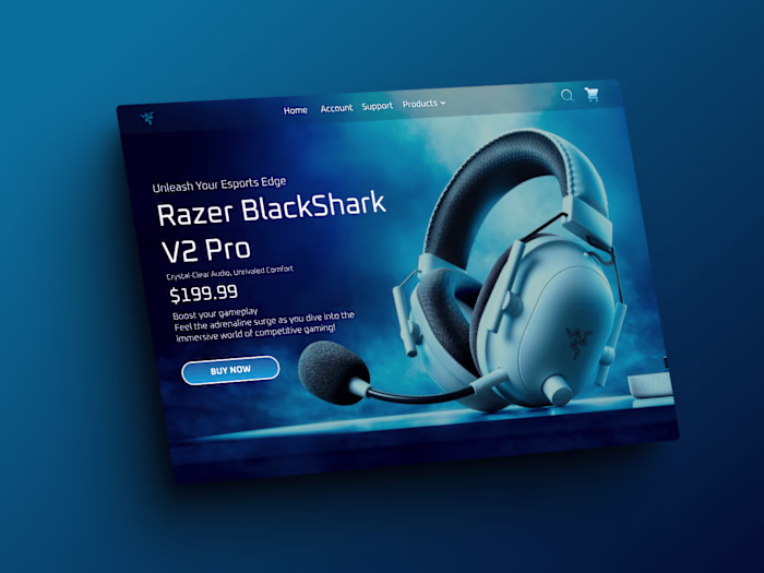Razer Product design concept website