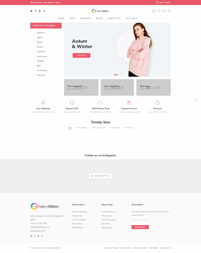 Wordpress + Woocommerce