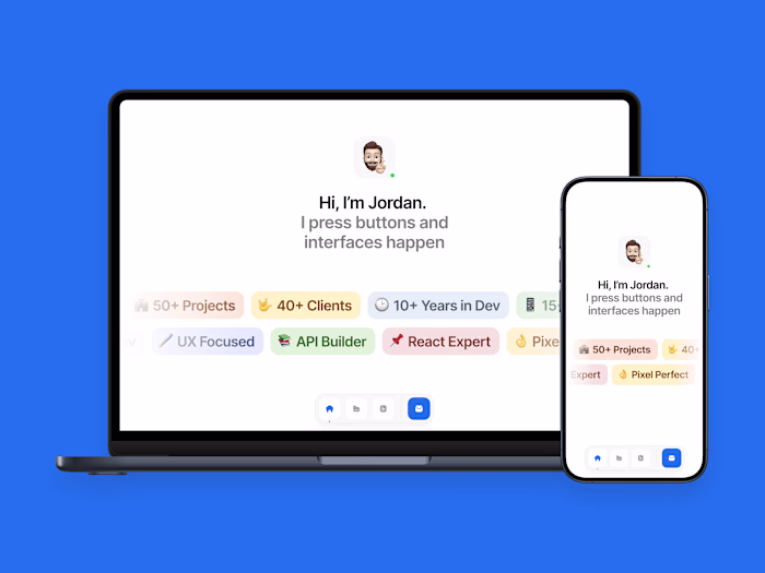 Bluren – Framer Developer portfolio