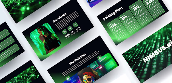 Investor-Ready Nimbus.ai Pitch Deck Design